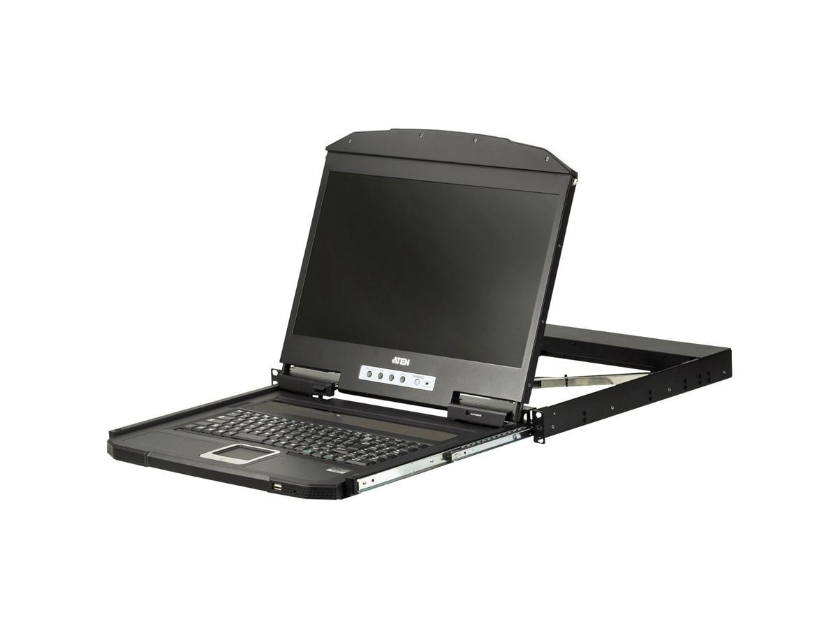 Aten-New-CL3100NX _ 19IN ULTRA SHORT DEPTH WIDE SCRN LCD CONSOLE VGA/U