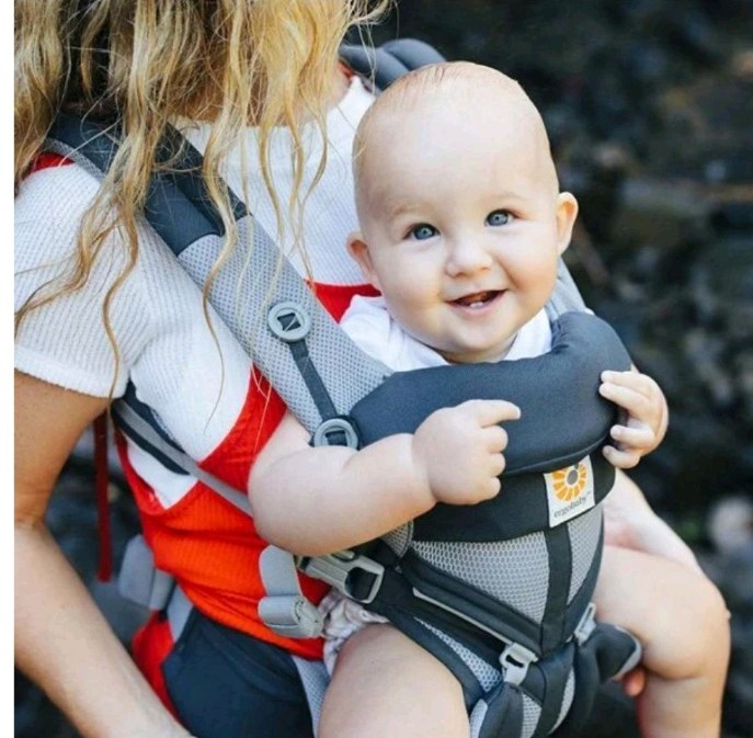 Ergobaby Omni 360 Cool Air Mesh Baby Carrier Carbon Grey All Positions