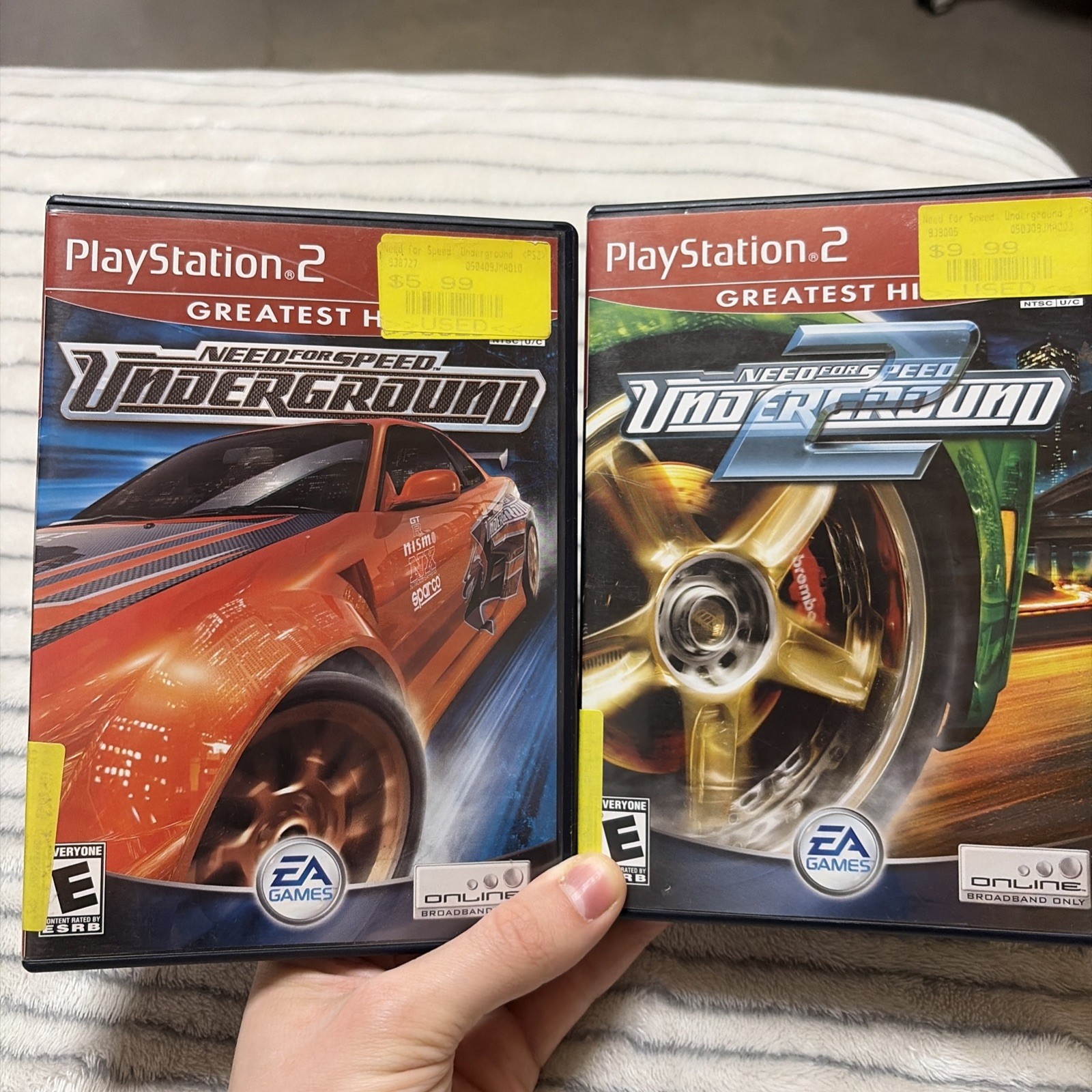 Need for Speed Underground 1 - 2 - PlayStation 2 PS2 Complete Wirh Manual CIB 
