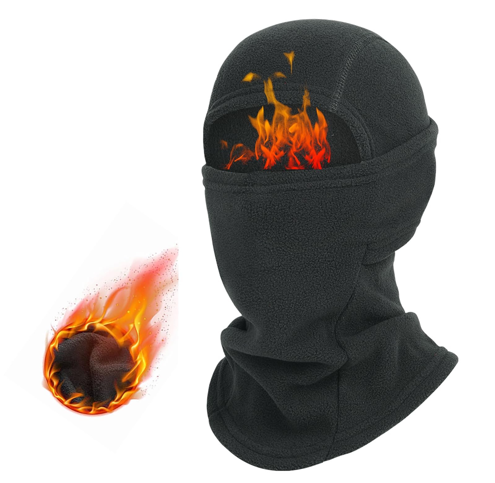 Fleece Balaclava Ski Mask for Men Women Thermal Face Mask Cold Weather Motorc...