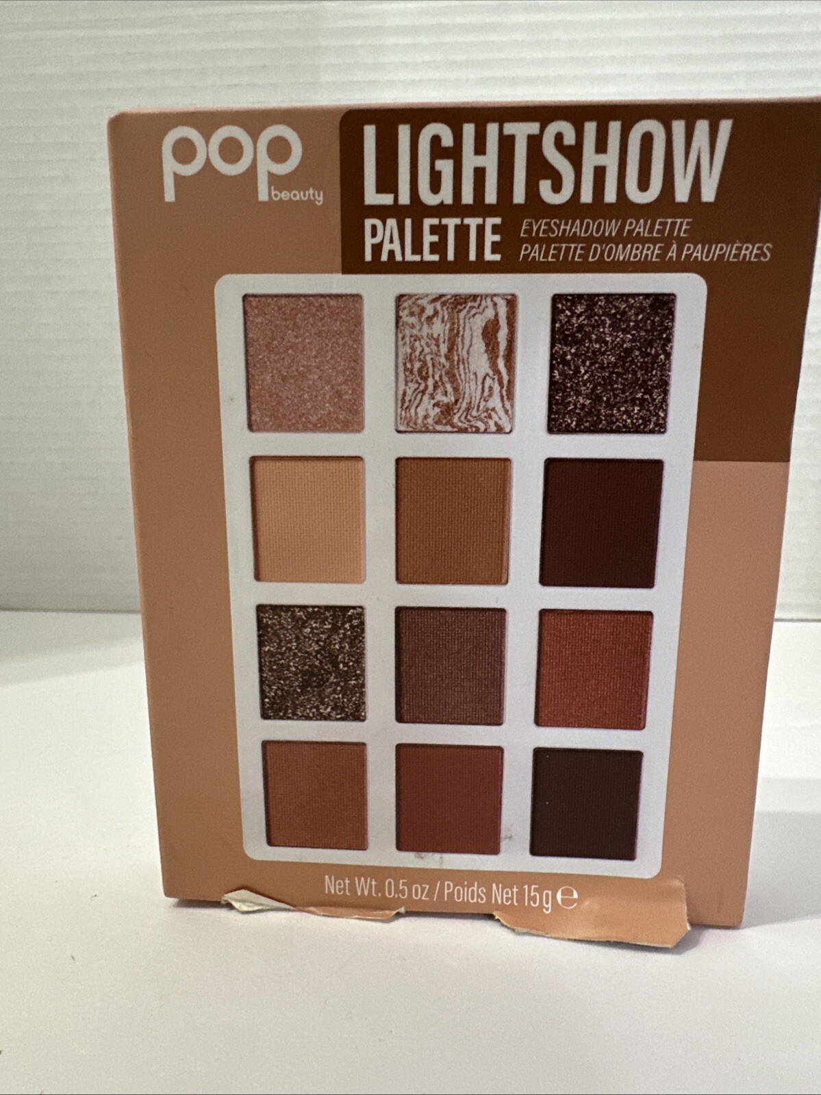 Pop Beauty Lightshow Palette - Basic Eyeshadow Eye Makeup 12x Eye Shades