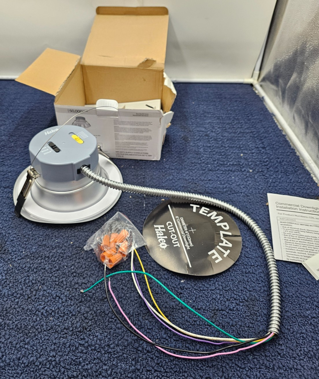 Halco 89215: 6" Commercial Downlight, Selectable Lumen &CCT 10/17/21 Watt