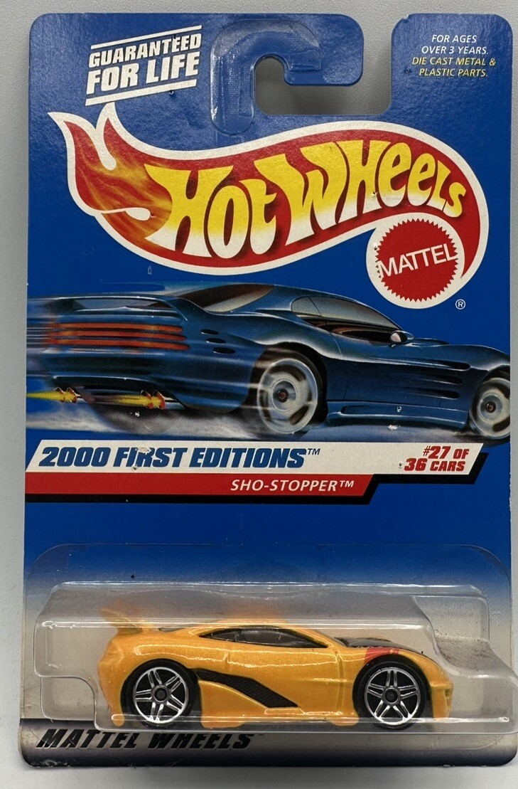 Hot Wheels 2000 First Editions Sho-Stopper #27 Of 36 Cars Mattel Die-Cast