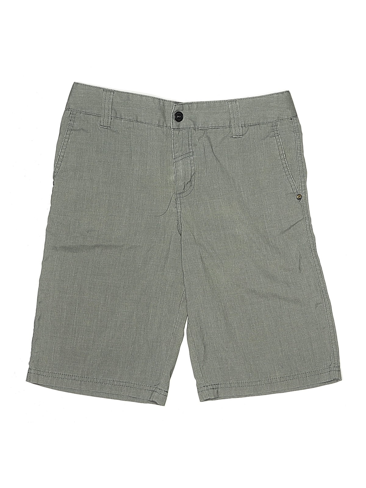 WHT SPACE by Shaun White Women Gray Khaki Shorts 16
