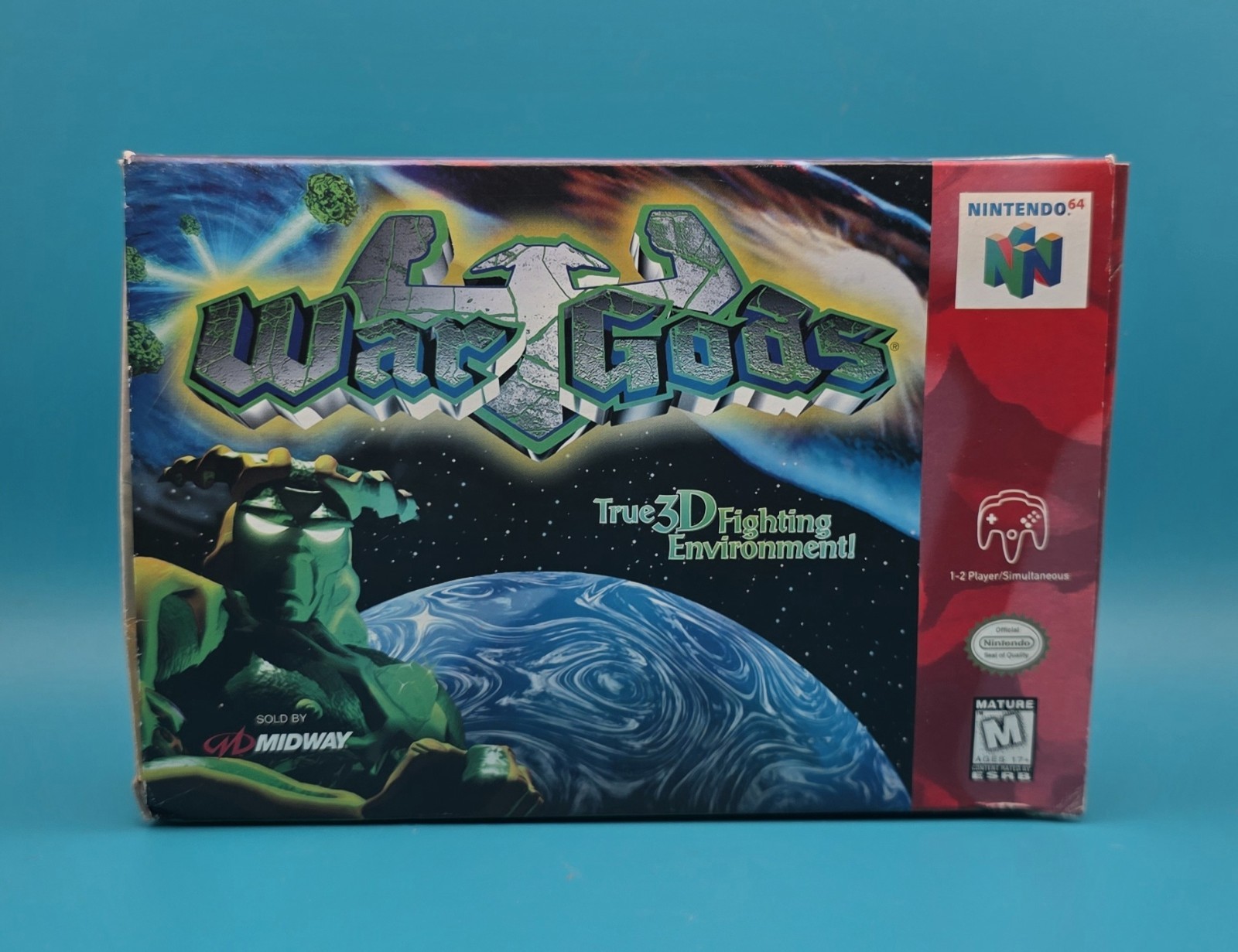 War Gods (Nintendo 64) CIB, Poster, Reg Card, Tested & Working