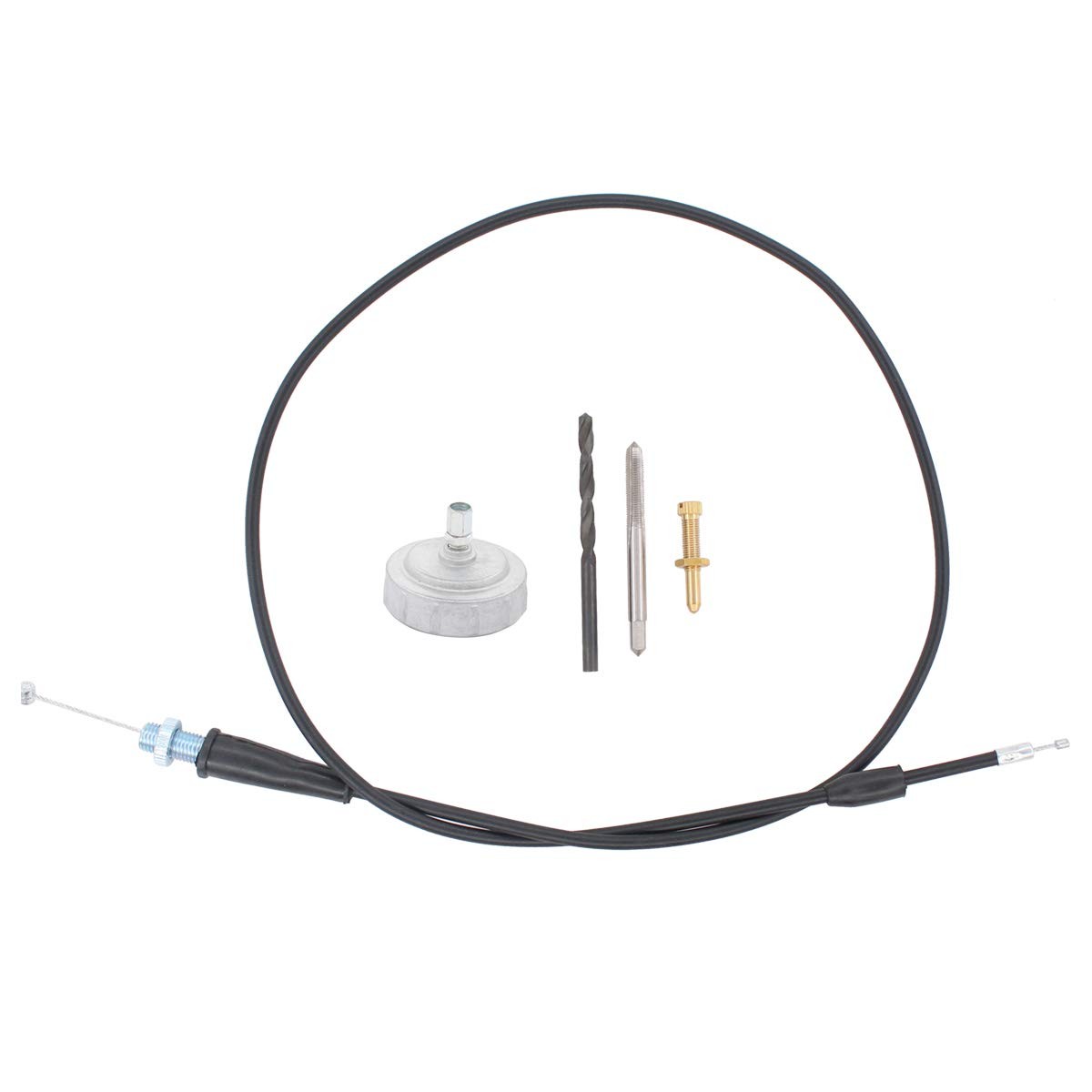 Throttle Cable and Carb Cap and Idle Adjuster Screw Tors Removal Eliminator K...