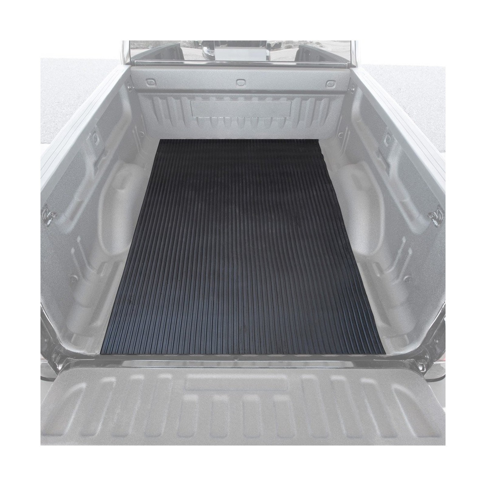 BDK M330 Heavy-Duty Truck Utility Bed Mat – Extra-Thick 4' x 8' Rubber Car