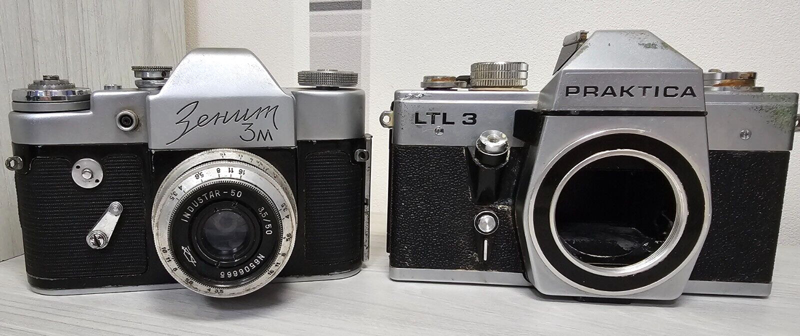 Soviet Vintage Zenit 3M 35mm Camera Praktica GDR Camera Body for repair