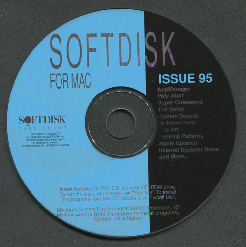 Macintosh Softdisk CD Issue 95