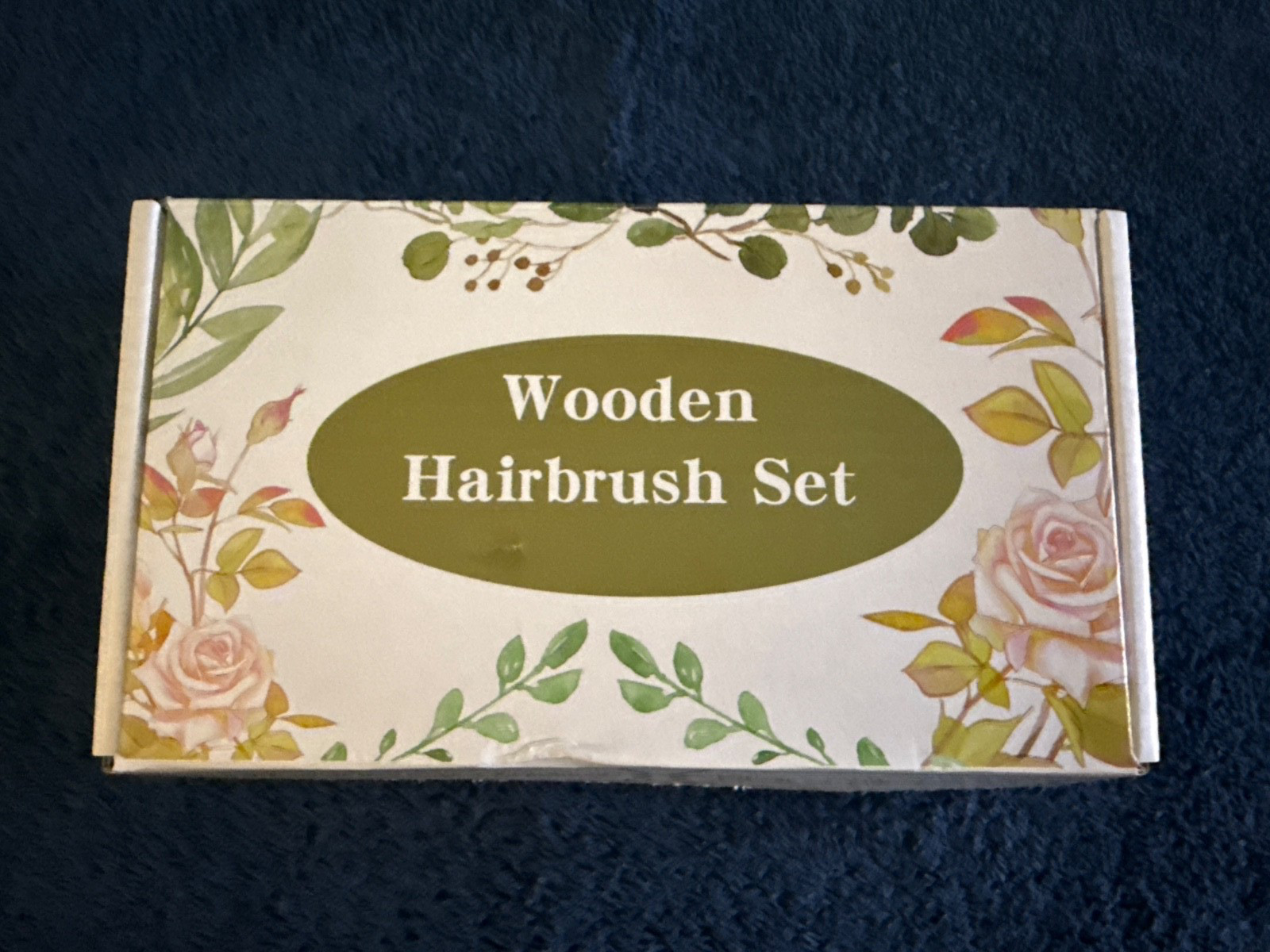 Goat baby hair brush natural & safe material gentle on the scalp