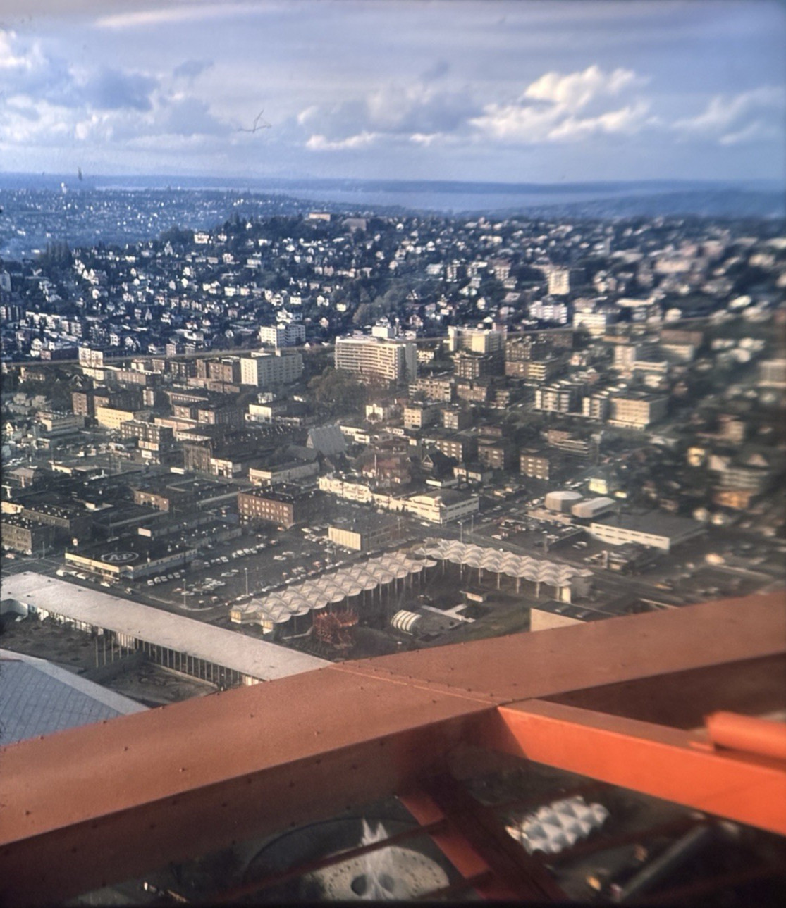 Seattle Worlds Fair Grounds View 1963 Original Stereo Slide