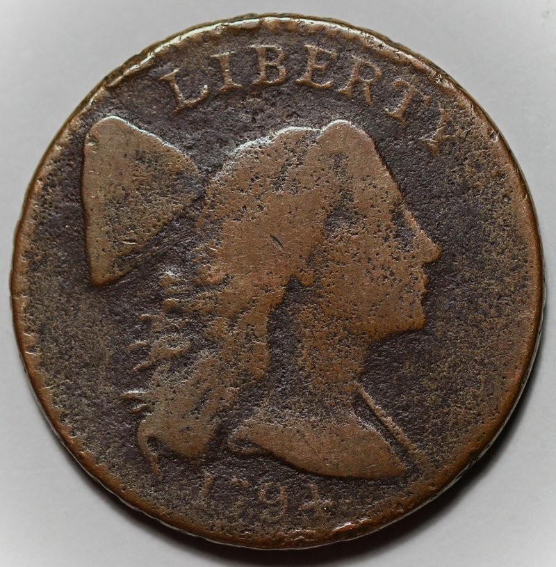 1794 Liberty Cap Large Cent - Head of 94 (S-30) - US 1c Copper Coin