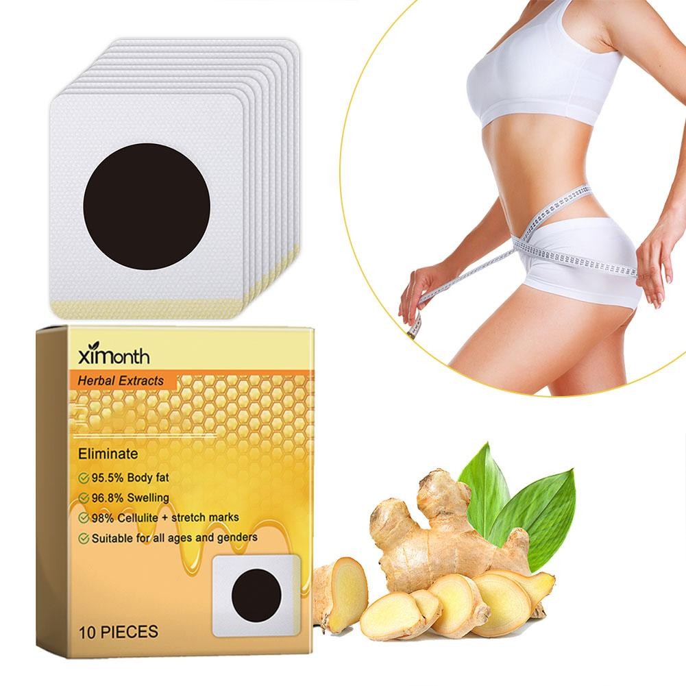 10PCS BeeVenom Circulatory Drainage Slimming Patch Best For Women Slim Body G1O8