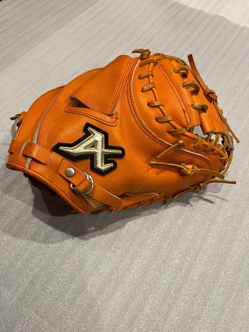 Atoms Hardball Catcher's Mitt Terada Leather Leather Baseball From Japan