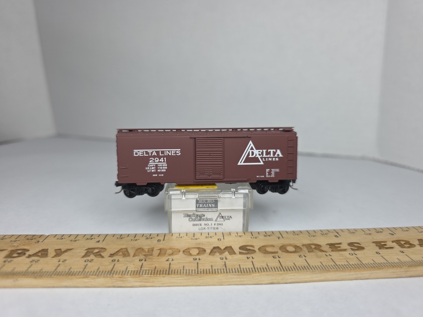 Micro-Trains MTL Heritage Collection 3 Special Run Delta Lines 40' Boxcar  2941