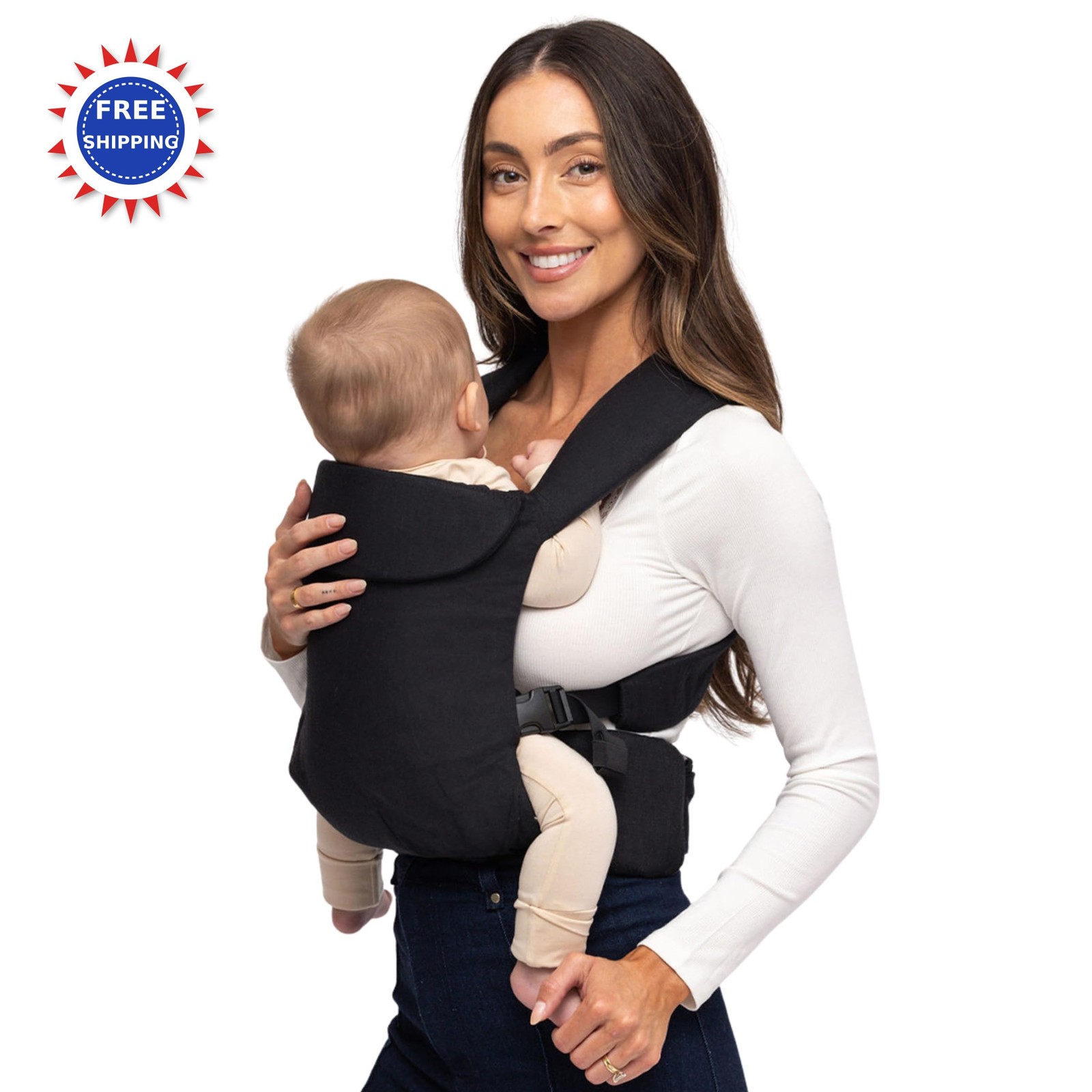 Aerial Buckle Carrier Standard XS XL Raven 2-24 WildBird Months Front