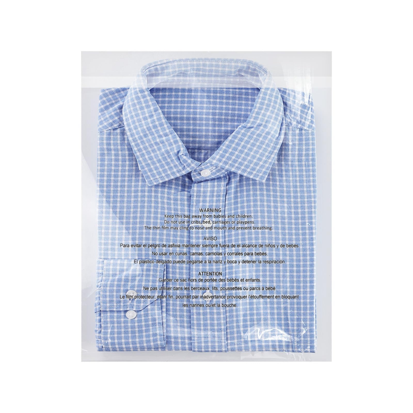 iMailer - 200 Count - 9" x 12" Clear Plastic Poly Bags x 12", Transparent 