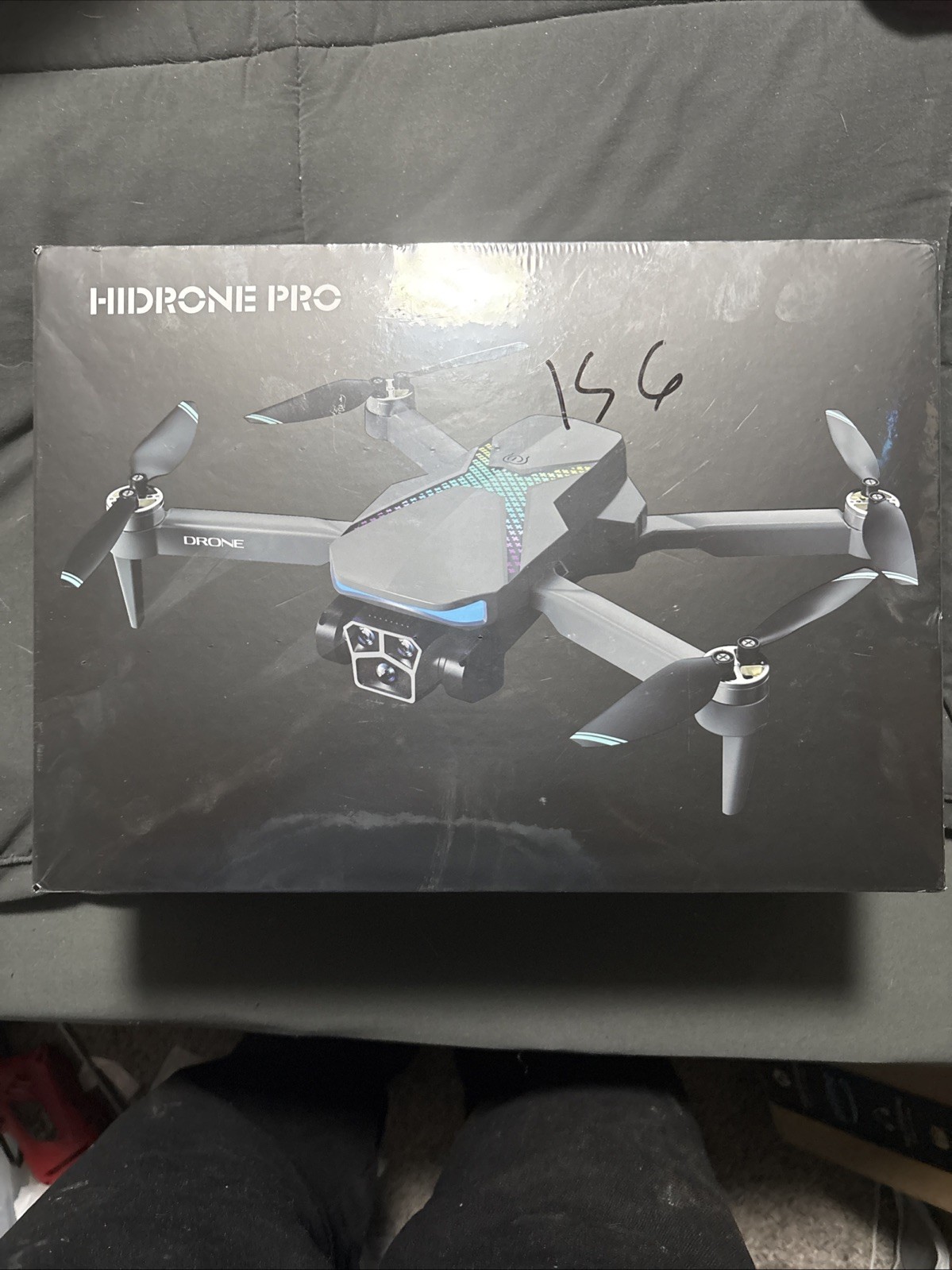 HIDrone PRO Black Gray Long Range Drone 4K HD Video - BRAND NEW In Box