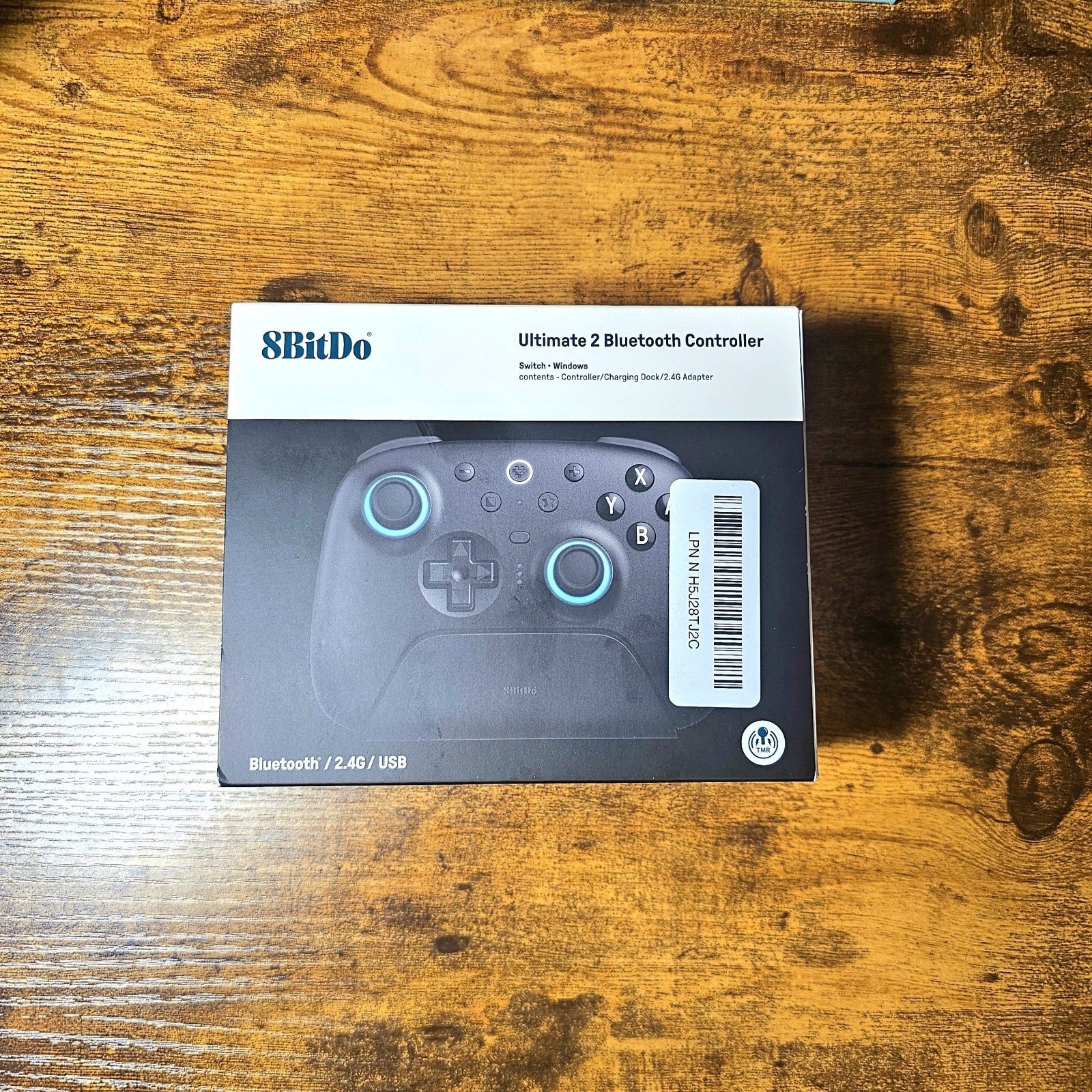 8BitDo Ultimate 2 Bluetooth Controller with Hall Effects + Charging Dock - Black