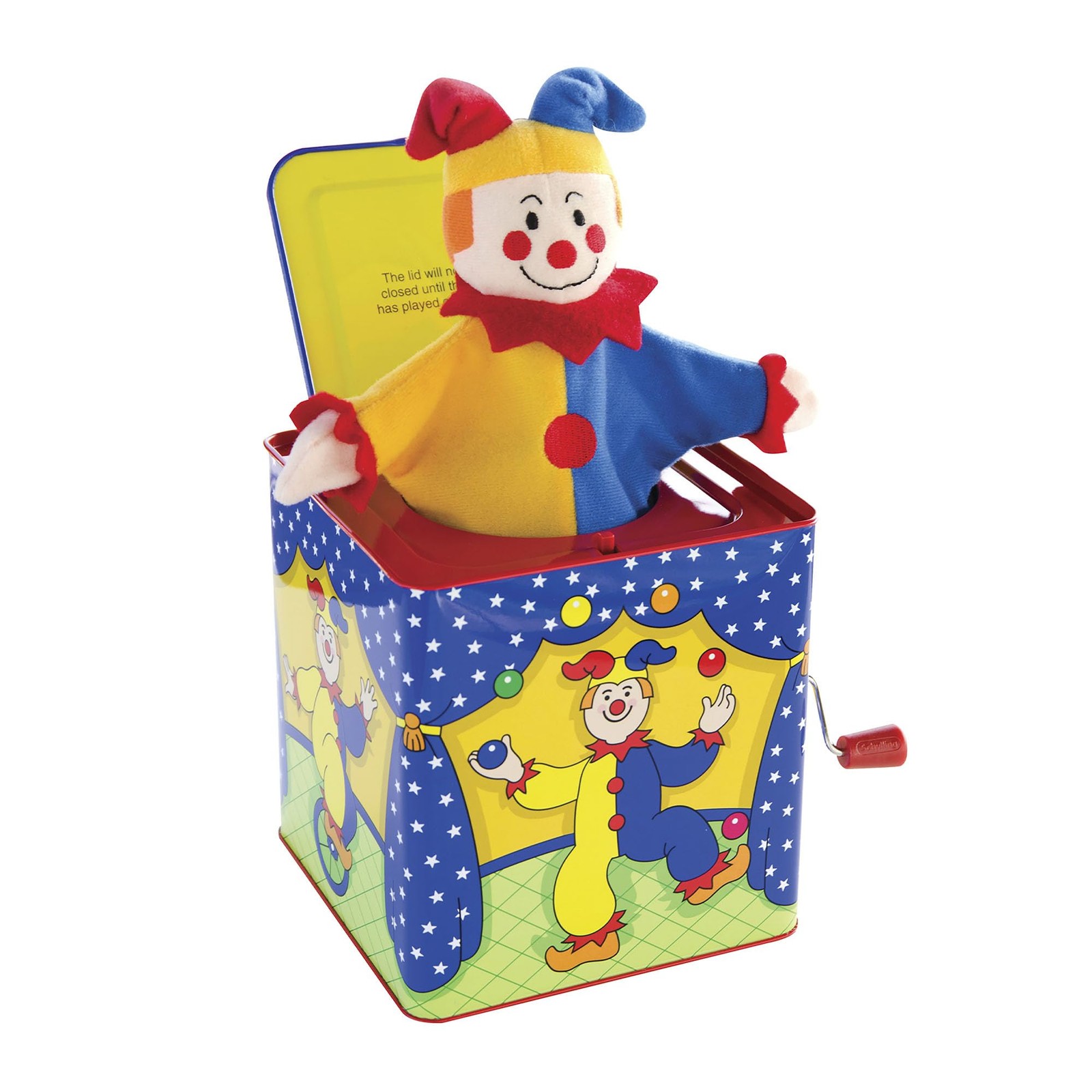Schylling Jester Jack in the Box - Classic 8 x 10 x 10 inches, Multi Color 