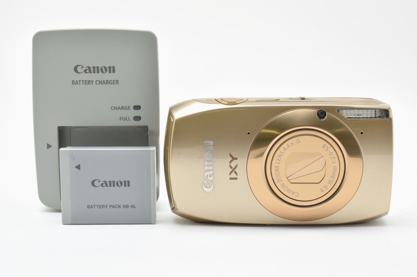 Canon IXY 32S Gold Compact Digital Camera Battery Charger Set