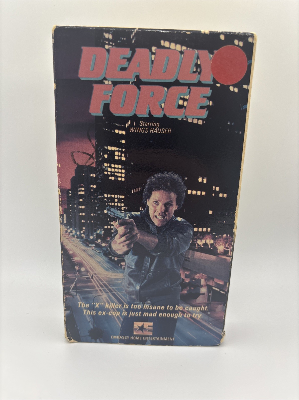 Deadly Force (VHS, 1983, Embassy) Rare Action Wings Hauser