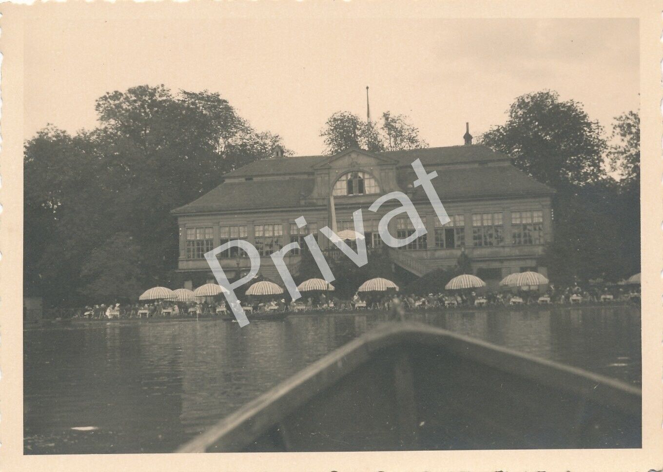 Photo Munich Hesseloher See English Garden Seehaus July 1931 L1.71