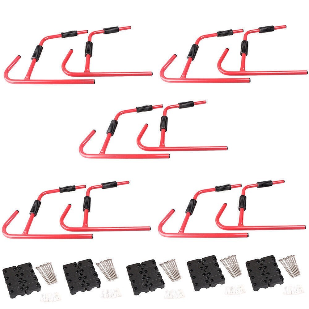 Folding Hanger Wall Mount Kayak Rack Storage Rack Surfboard Canoe Hanger 5 Stes