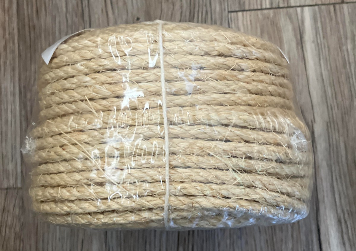 Sisal Rope Cat Scratcher 4Mm by 164Ft Cat Tree Rope for Cat Scratching Post Tree