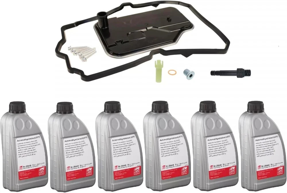 Transmission Service Kit 6L Filter Gasket Pan Bolt for Select 2004-2010 Mercedes