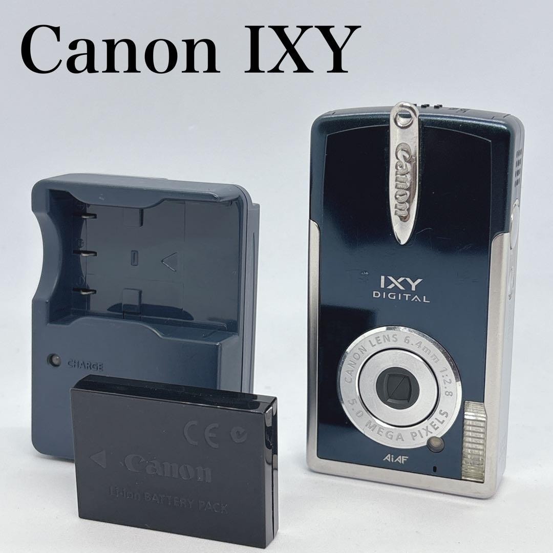 Canon IXY DIGITAL Midnight Blue Compact Camera Tested Vintage Model