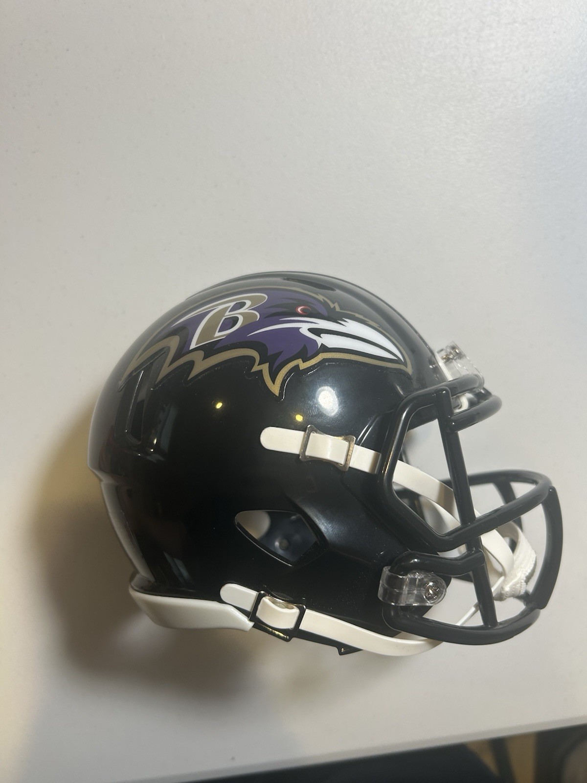 Baltimore Ravens NFL Football Mini Helmet Black Purple White Souvenir