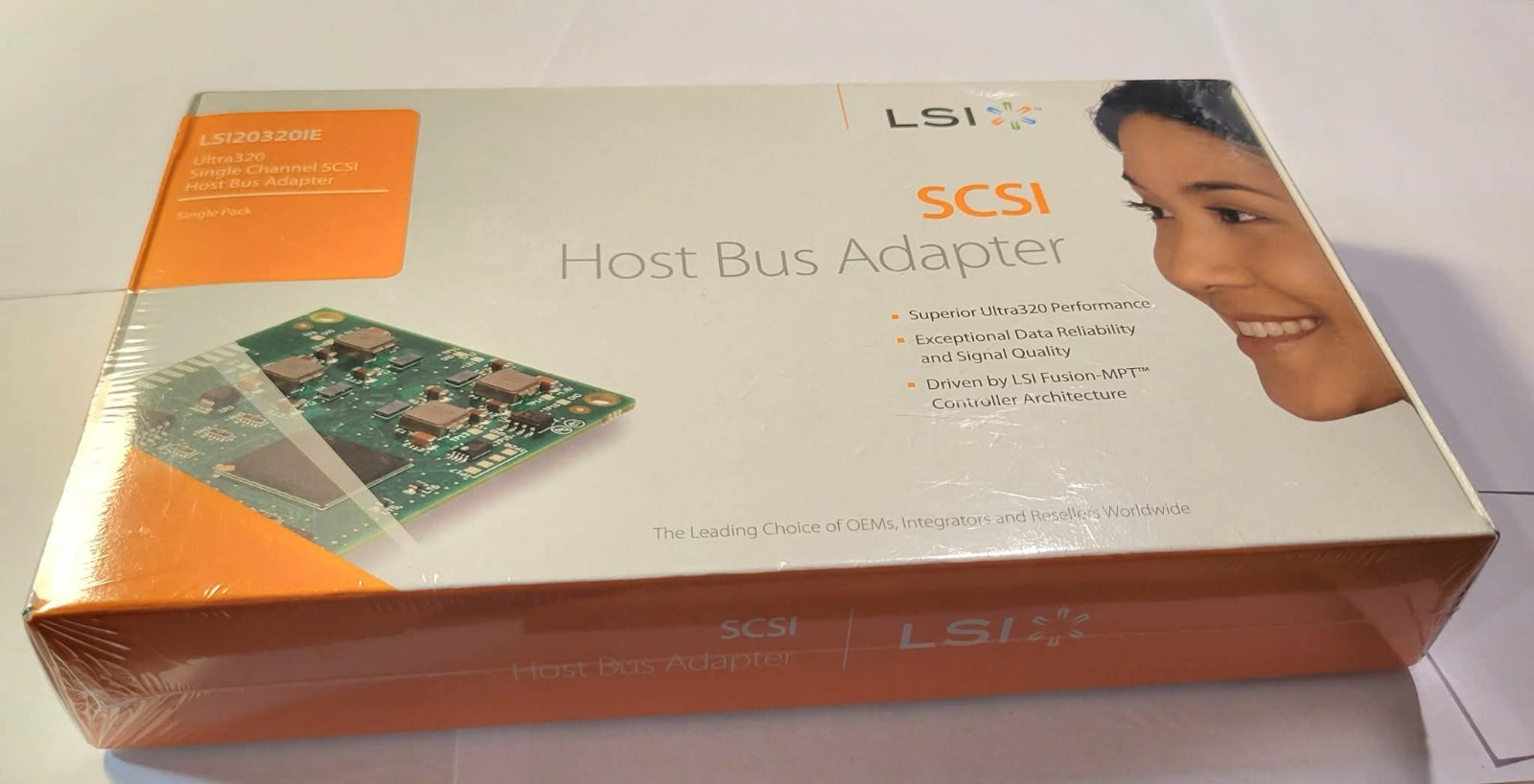 LSI Logic LSI20320IE Ultra320 SCSI PCI-Express (PCIe) Controller Card