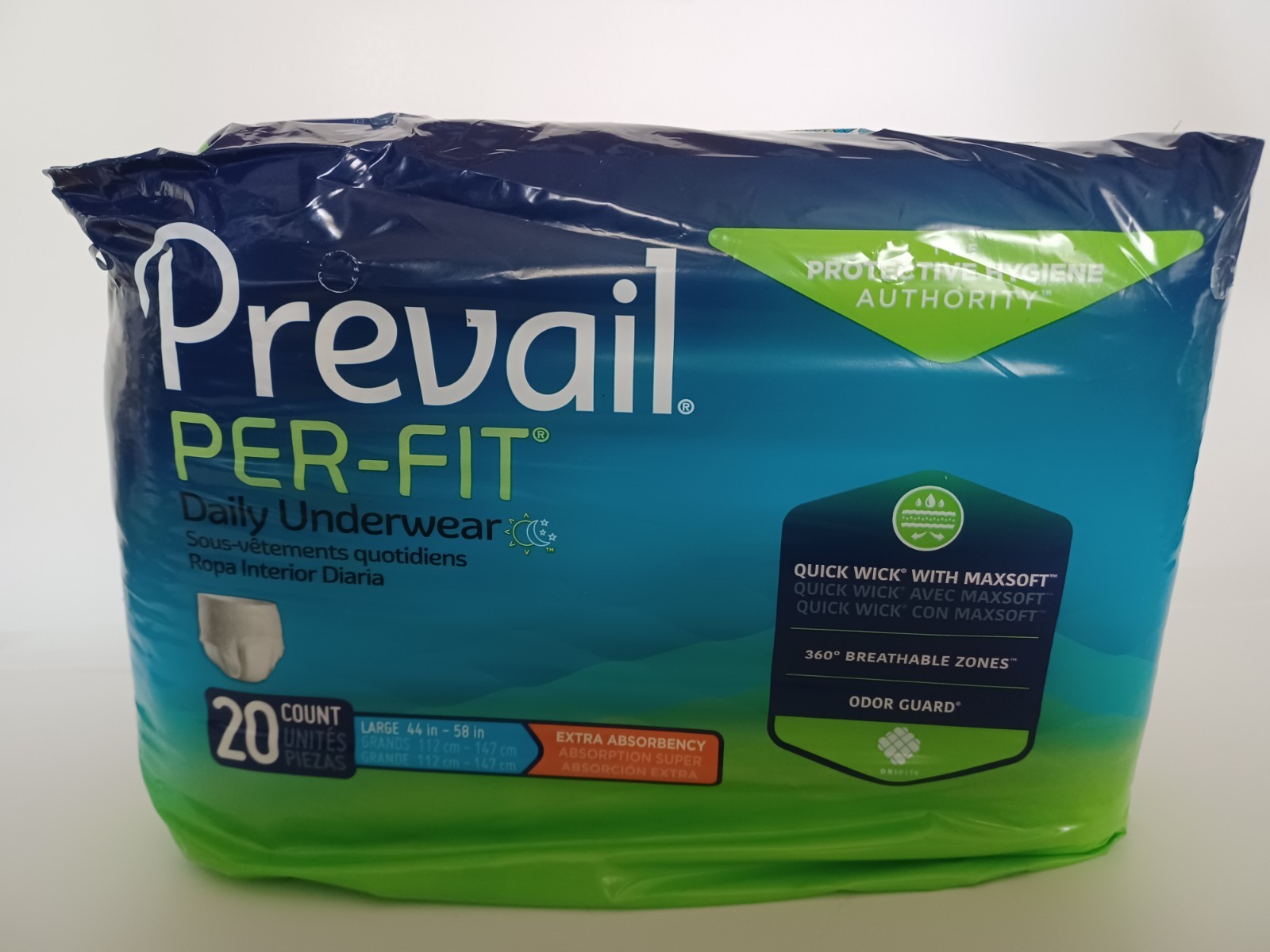 Prevail Disposable Underwear Large 20 Ct