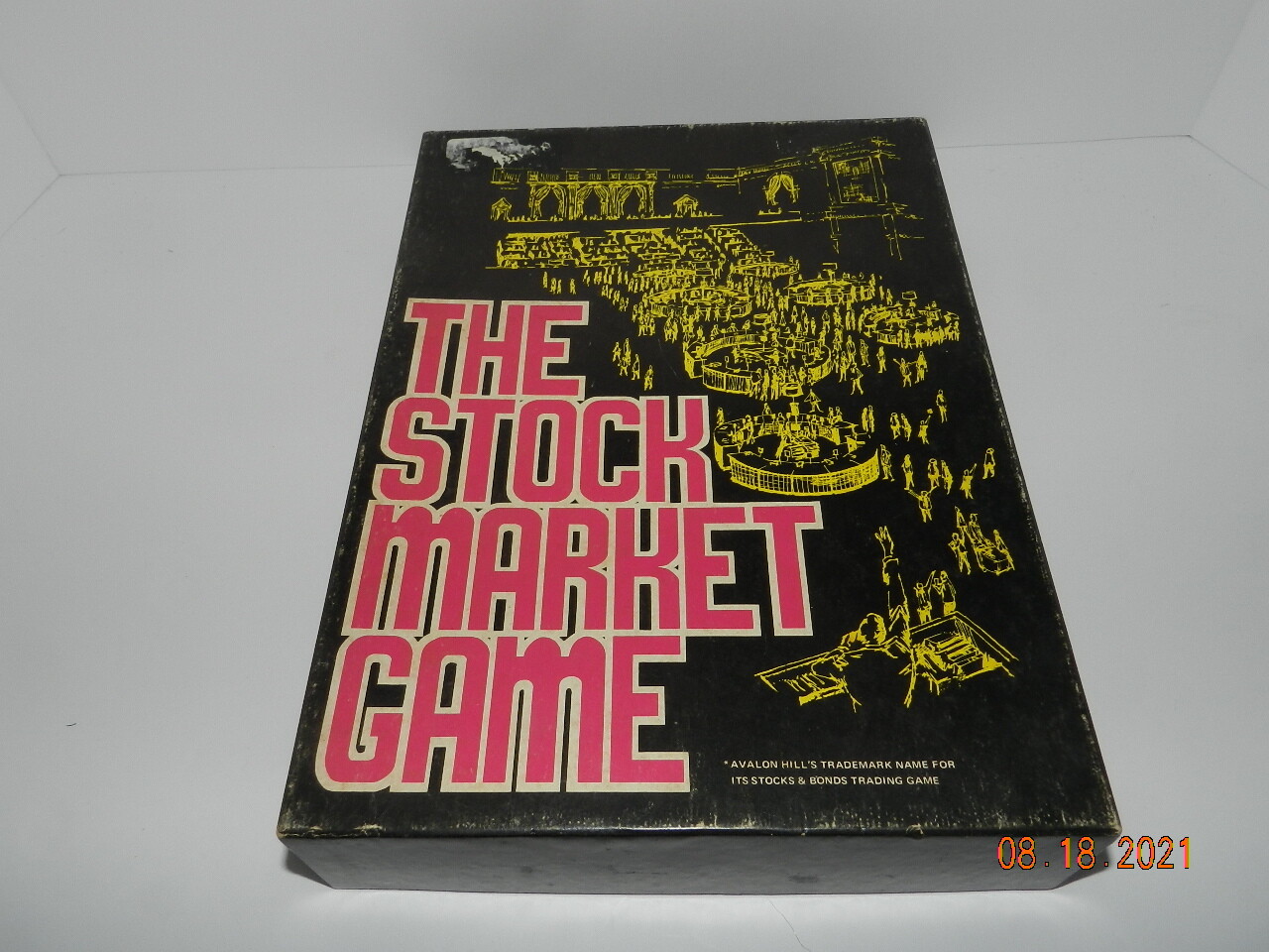 The Stock Market Game - Bookcase Board Game Avalon Hill (1970) Vintage 4 in 1