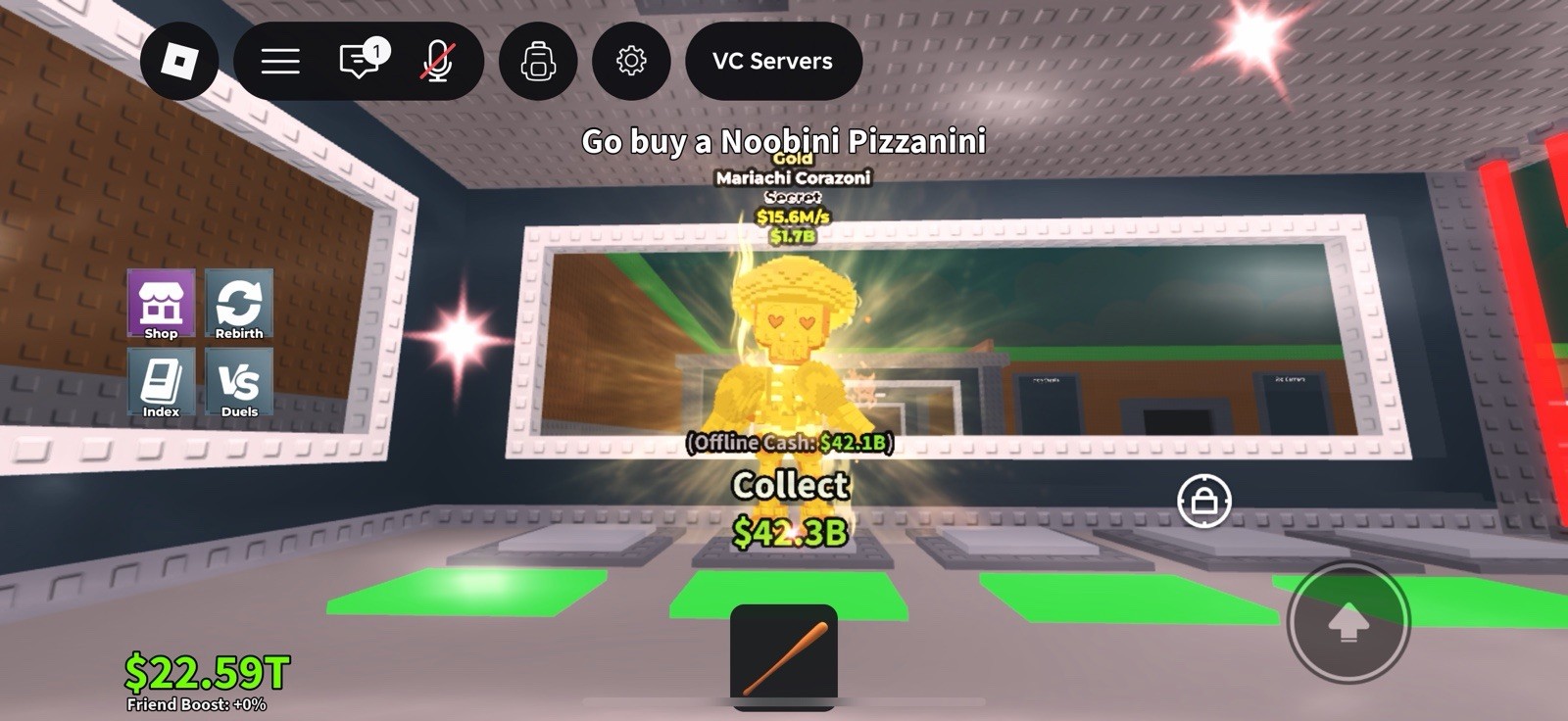 VC Servers Gold Secret Mariachi Corazoni Game Item Asset $15.6M/s $1.7B