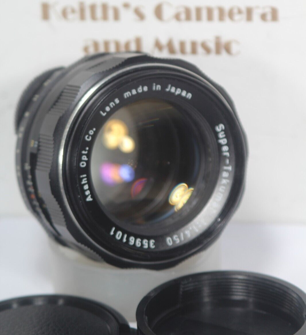 Asahi Pentax Super Takumar 50mm f1.4 screw lens No Yellow but has fungus READ