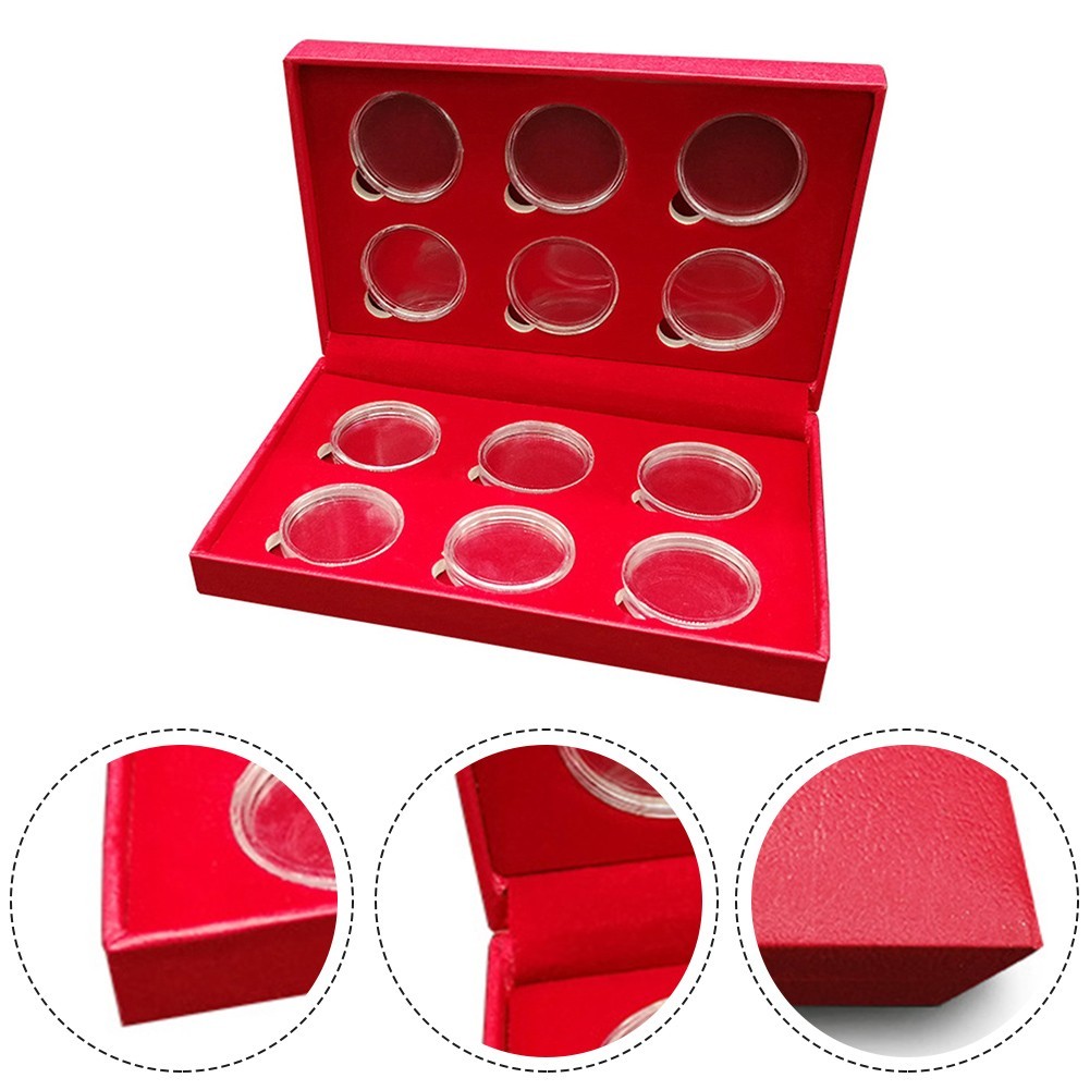 Coin Storage Box 1pc Coin Storage Case High Compactness High Transparency