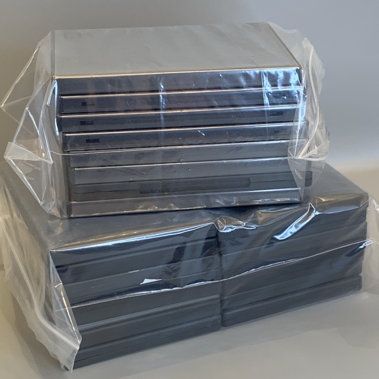 22 Empty Black Standard DVD Storage Cases (NOT SLIM)