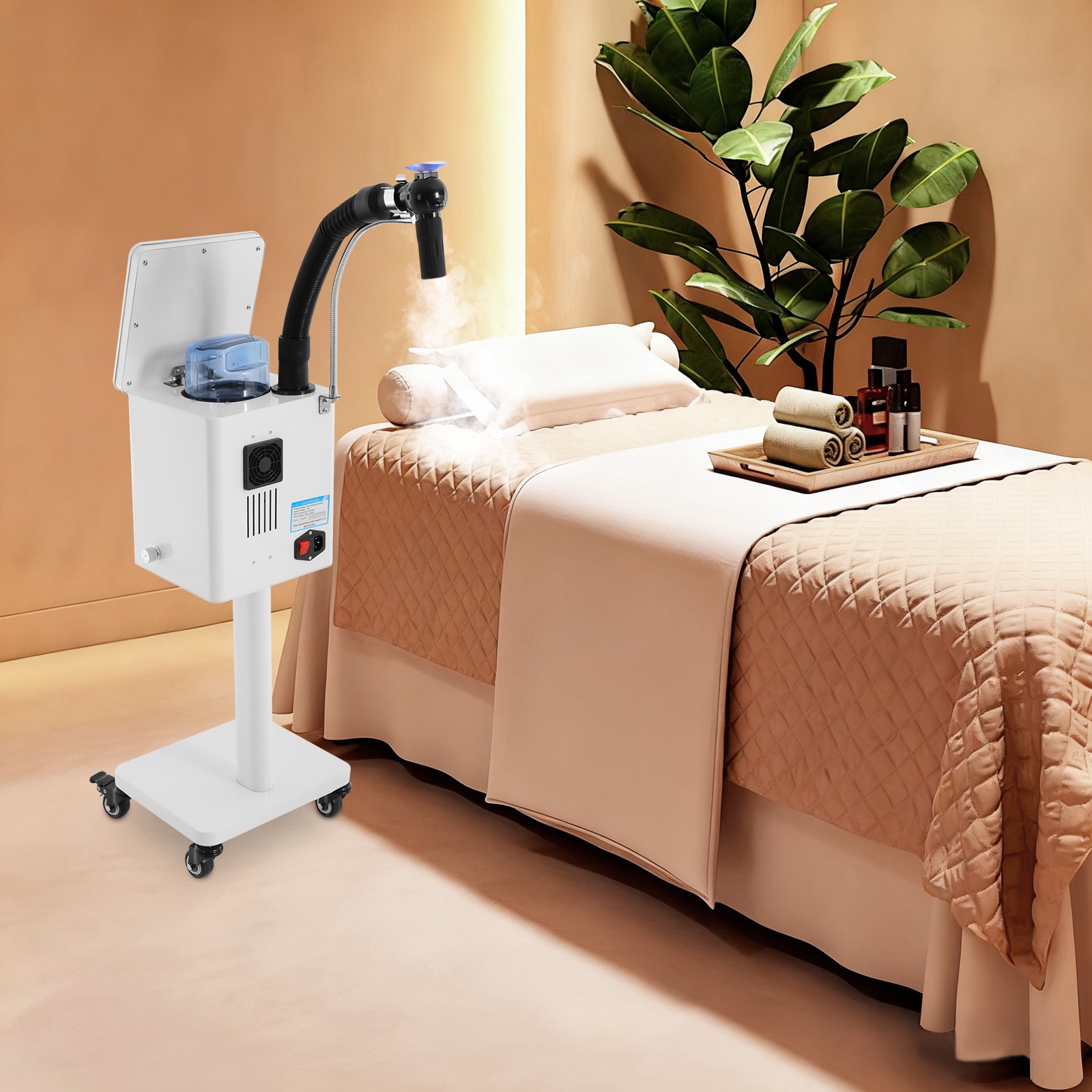 Standing Hair Steamer, Nano Hair Steamer for Deep Hair Care, Nano Mist Hair Stea