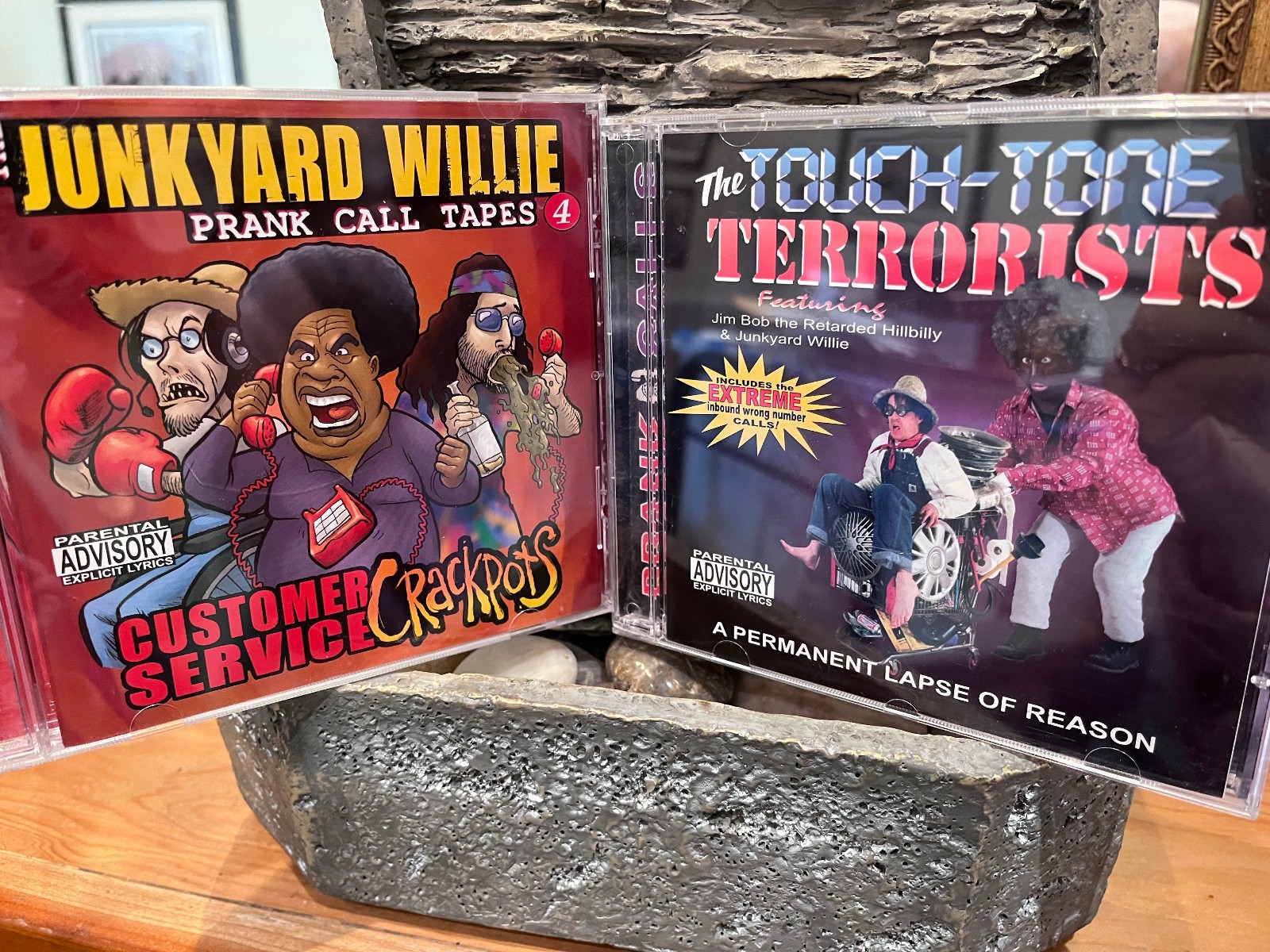 The Touch-Tone Terrorists CD + Junkyard Willie CD Prank Calls