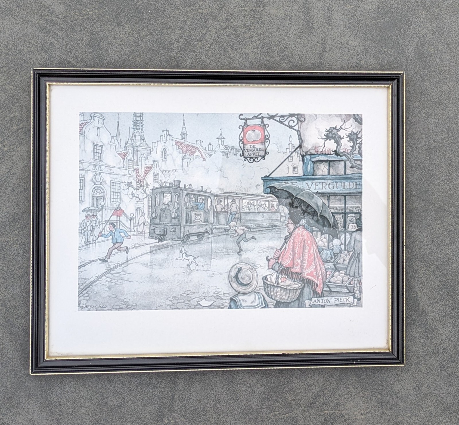 1970's Anton Pieck Print.