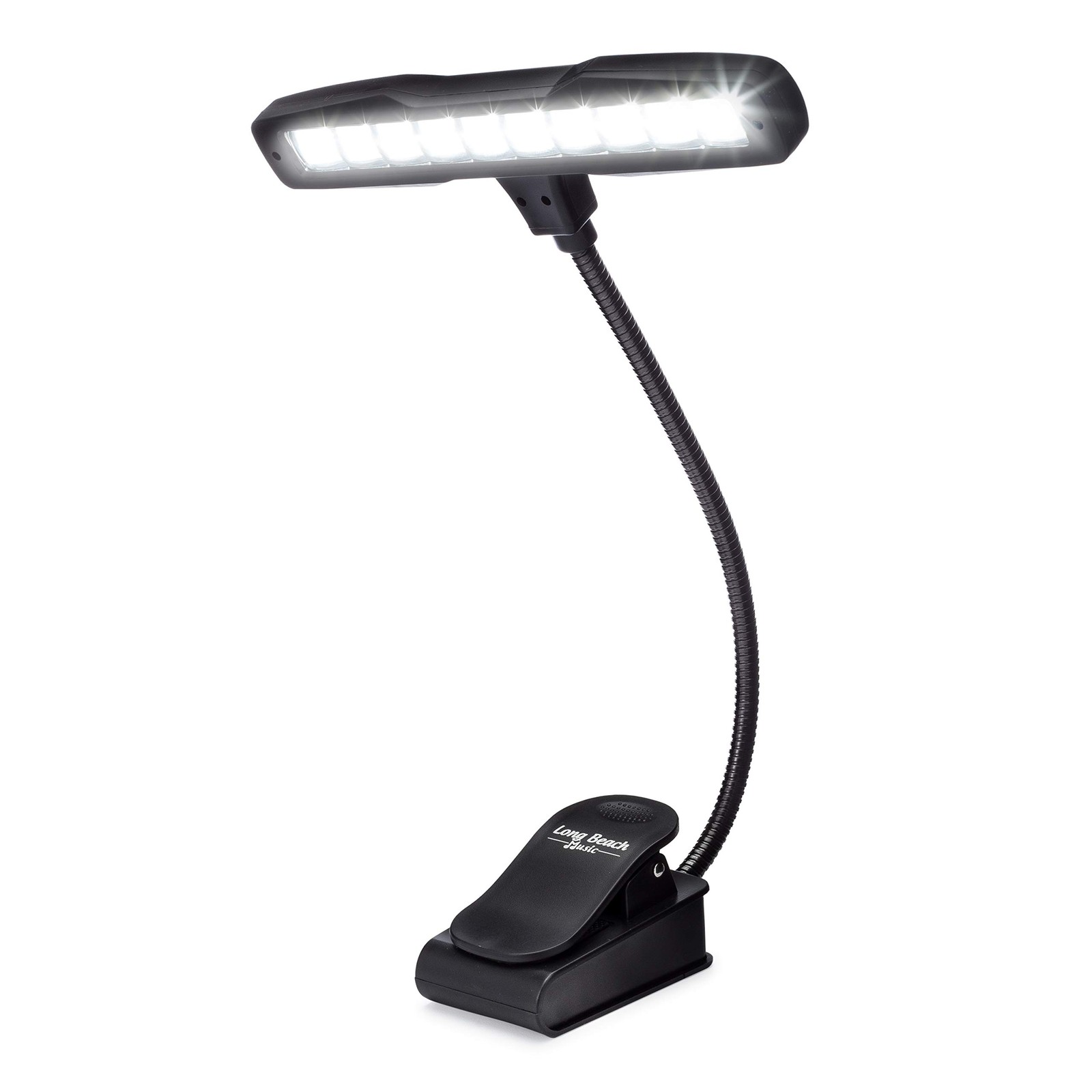 Rechargeable Clip-on Music Stand Orchestra Light- 10 Bright LEDs- Includes US...