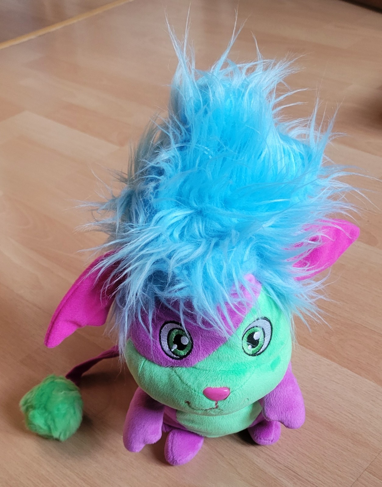 STUNNING VINTAGE 1980 MATTEL MULTICOLORED "YIKES" PLUSH 32CM