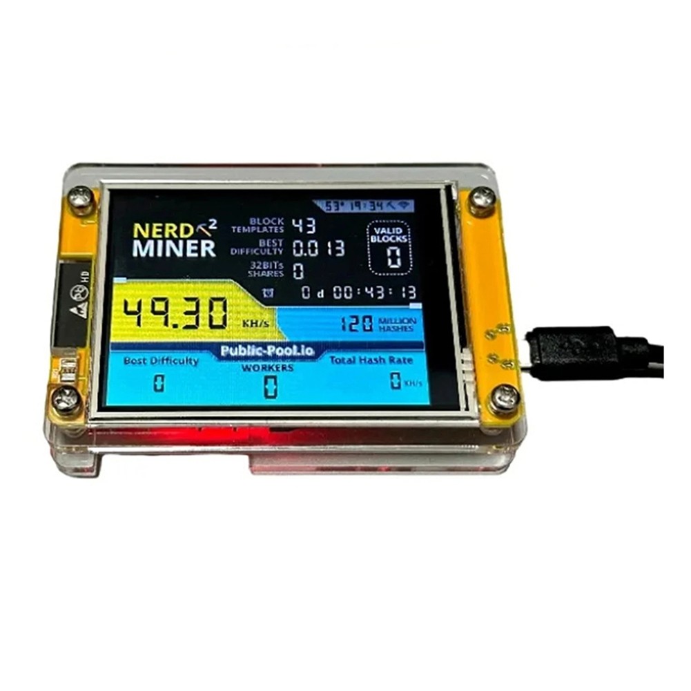    V3 2.8-Inch   Lottery  Miner Crypto   Mining1528