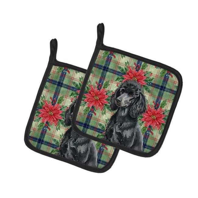 Carolines Treasures WDK8769PTHD Unisex Adult Standard Black Poodle Christmas ...