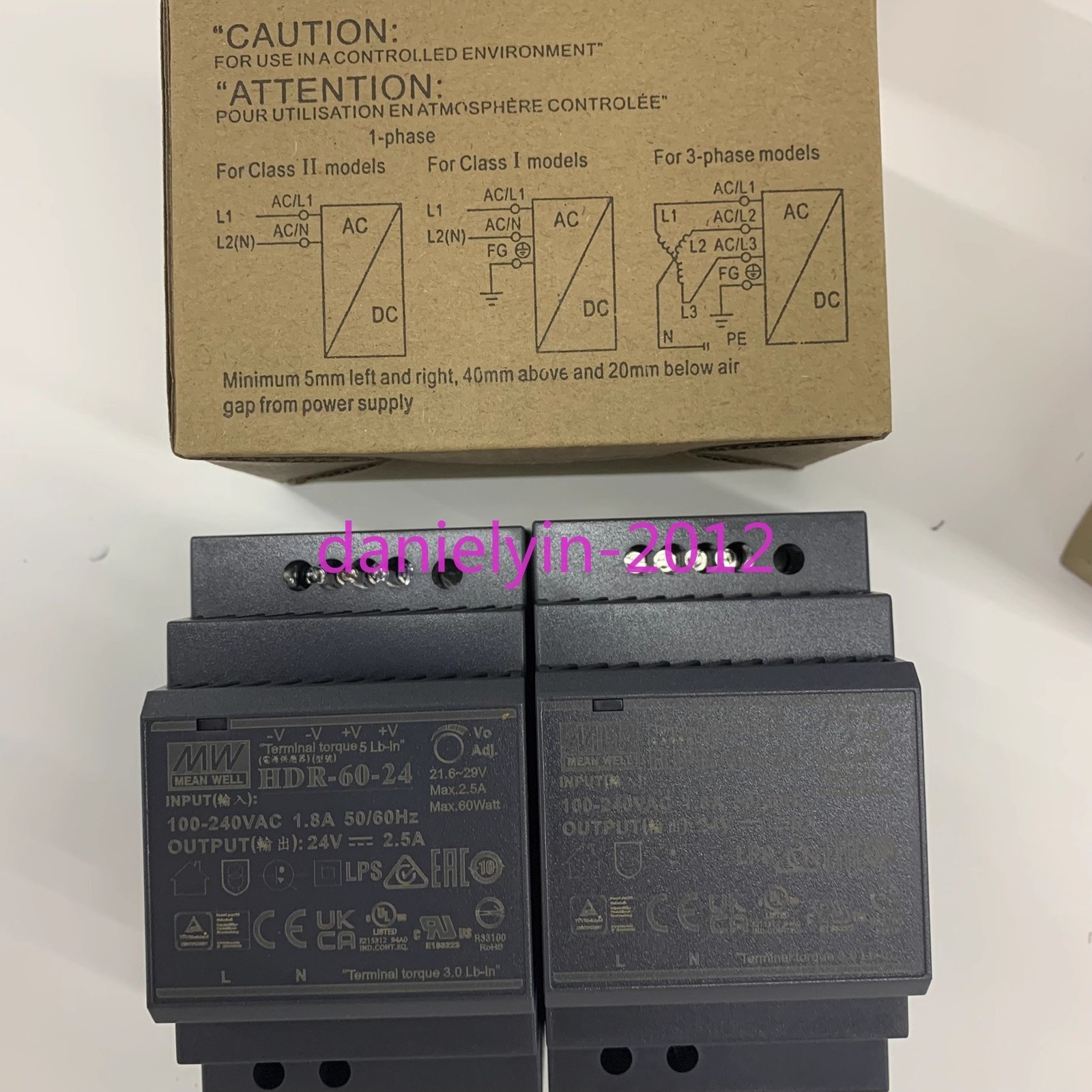 1pcs New HDR-60-24 2.5A *rr