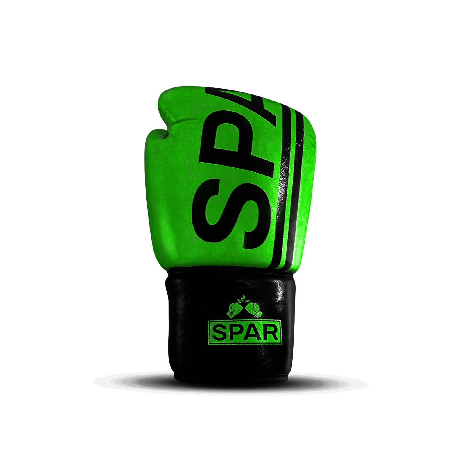SPAR Boxing v2 Bag Gloves | Green | 10oz | Laces | Italian Leather