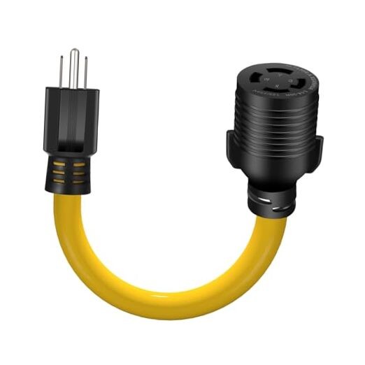 5-15P to L14-30R Power Adapter Cord, Household 3 Prong 5-15P/L14-30R ( 1.5FT)