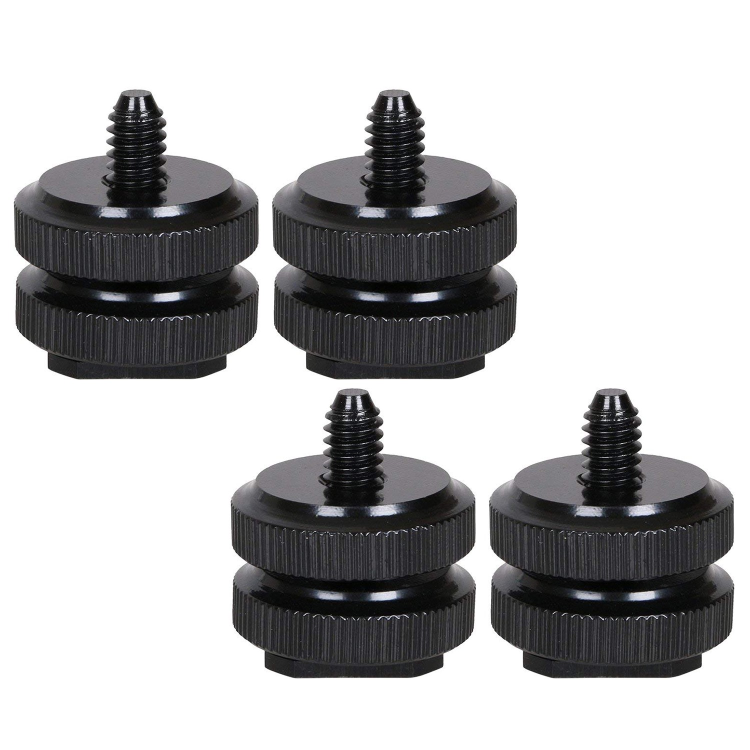 Camera Hot Shoe Mount to 1/4inch-20 Tripod Screw Adapter,Flash Shoe Mount5451